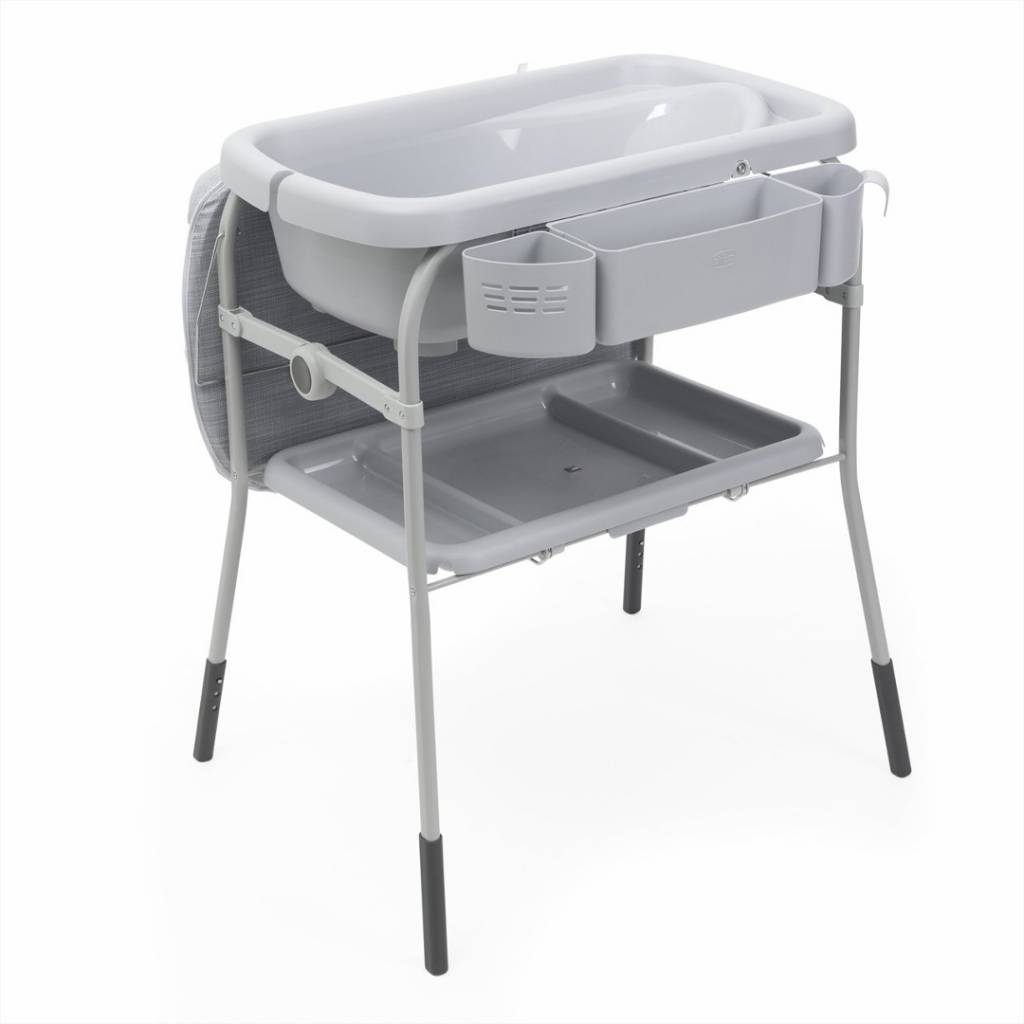 Bañito y Cambiador Confort Grey Melange Chicco