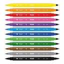 10 Felt Brushes - Pop Colours  Design By By Djeco