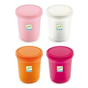 4 Tubes Of Play Dogh - Sweet Design By By Djeco