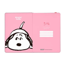 Cuaderno Snoopy A5 Rayas Mooving