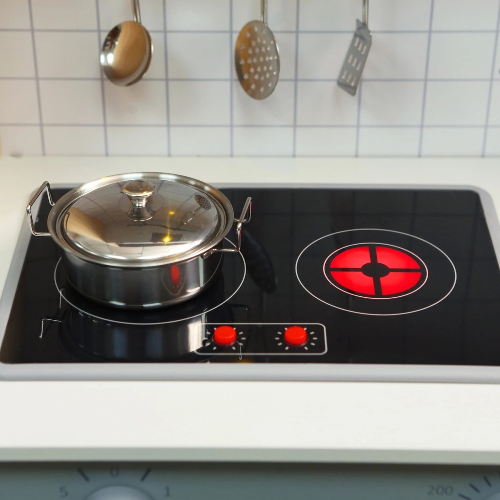 Cocina de Madera con Campana y Lavarropas EduFun