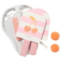 Kids Velcro Beach Bats Cherry Sunnylife