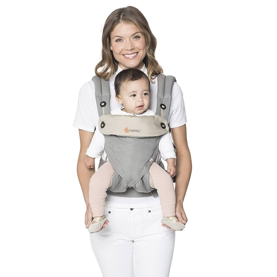 Porta Bebe 360 Gris con Beige Ergobaby