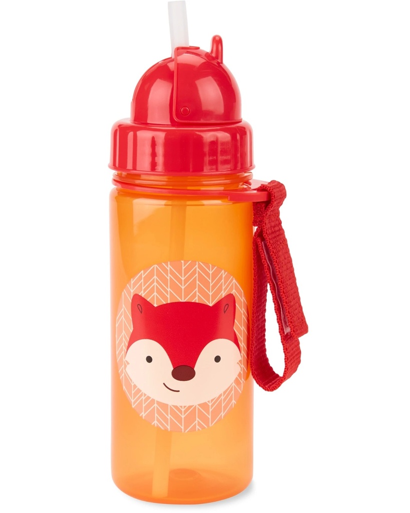Zoo Straw bottle - Fox Skip Hop