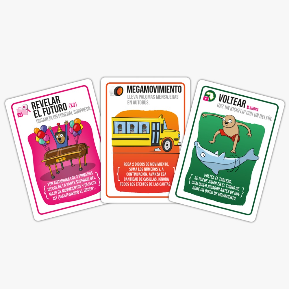 El juego del Tablero Kittens Exploding