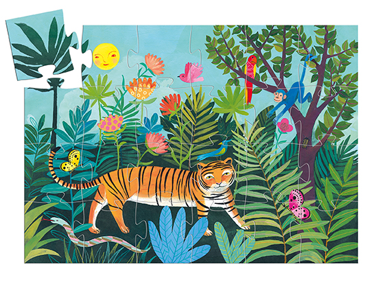 The Tiger'S Walk - 24Pcs Djeco