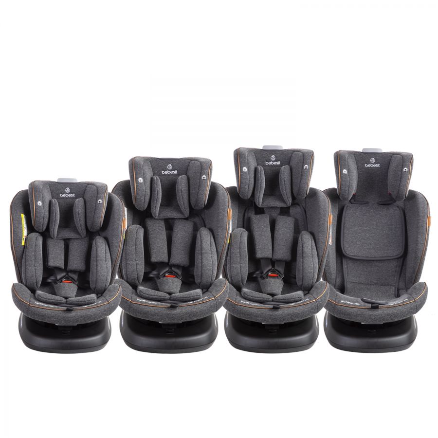 Butaca Supra Premium isofix gris Bebesit