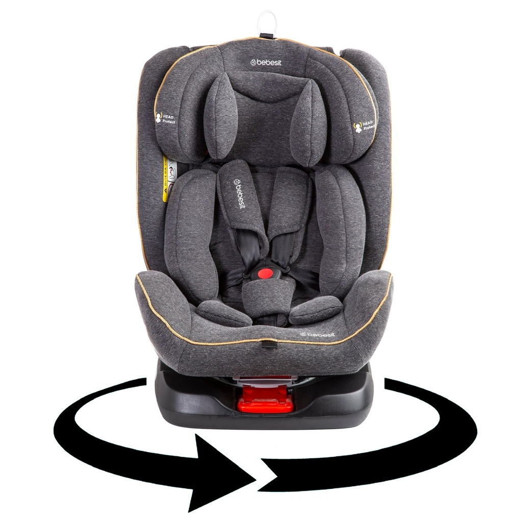 Butaca Supra Premium isofix gris Bebesit