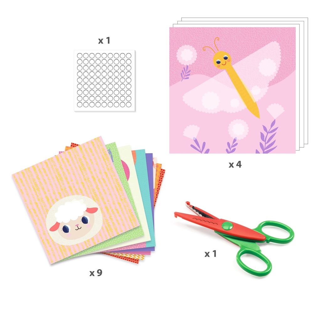 Creer Avec Du Papier - Crinkle Cutting - Fsc Mix
 Djeco