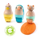 Light Clay - Rolls, Faire Des Traces - Fsc 100% Djeco