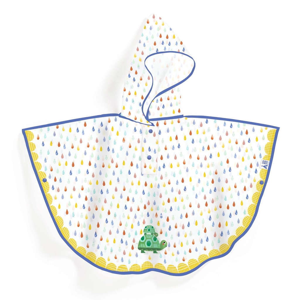 Rain Cape Small Model - Turtle Djeco