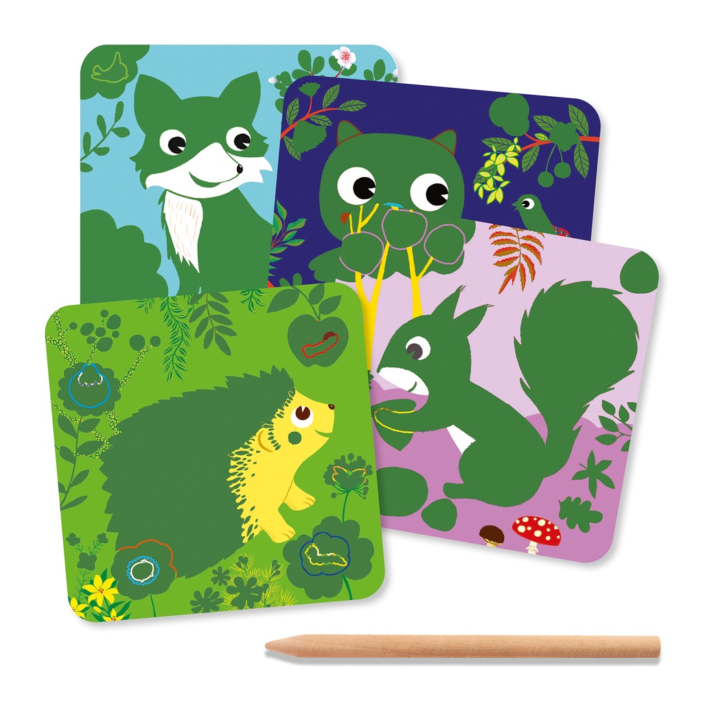 Scratch Cards For Little Ones - Country Creatures - Fsc Mix(