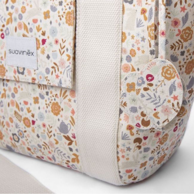 Bolso Maternal Chico Wonder Beige Estampado Suavinex