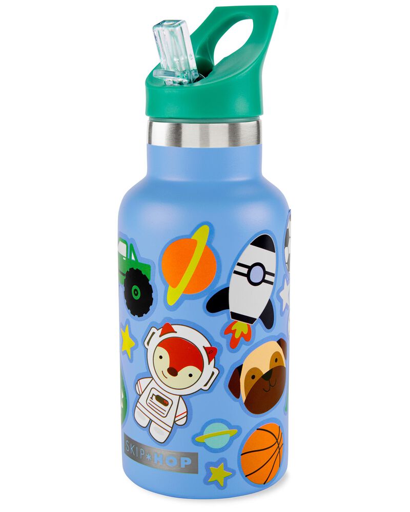 Botella de Acero con Stickers - Azul Skip Hop