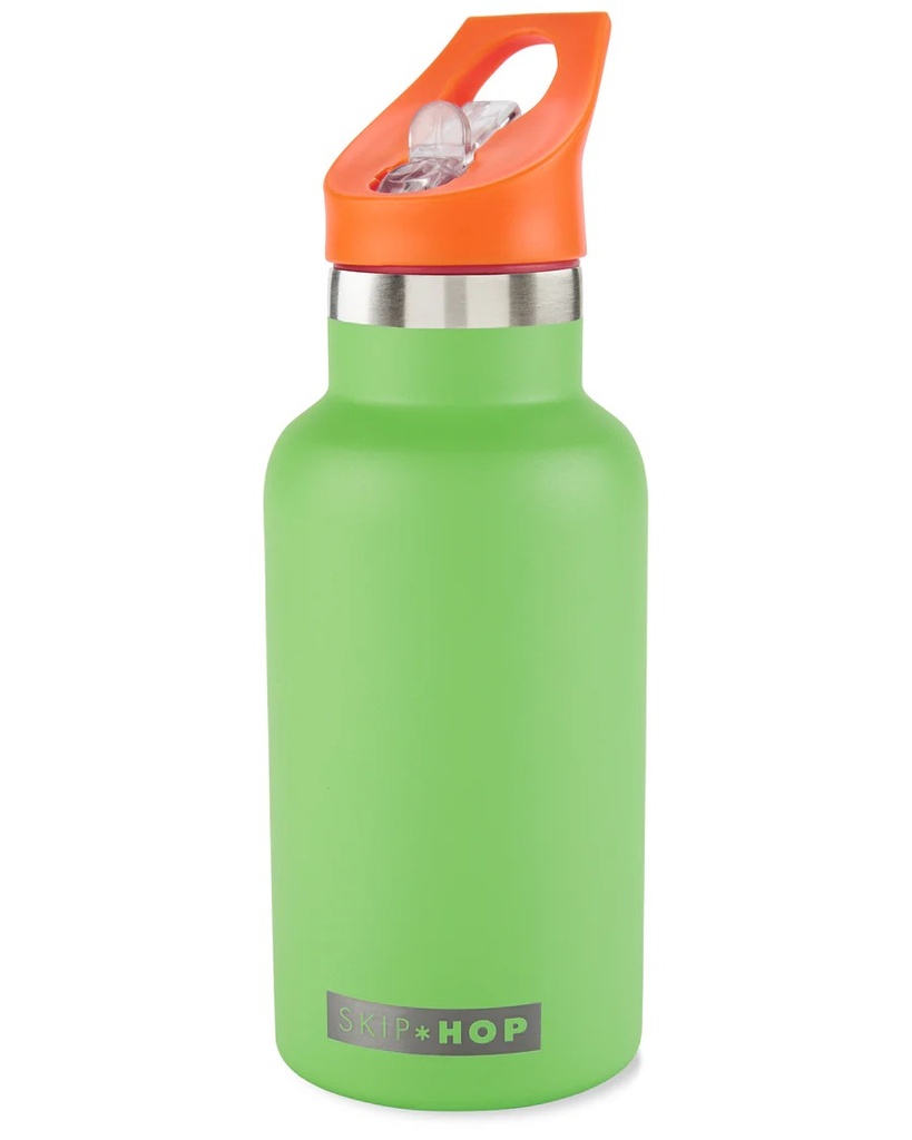 Botella de Acero con Stickers - Verde Skip Hop