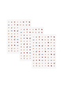 Nail Stickers Display 48 Pcs Multi Konges Slojd