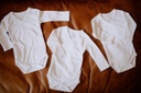 Body PIMA cruzado blanco c celeste NB Mon Petit