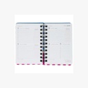 Agenda Gratitud Pastel 2 dias por pagina Mooving