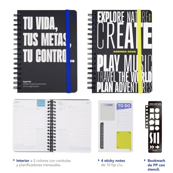 Agenda Tu vida, tus metas, tu control Mooving