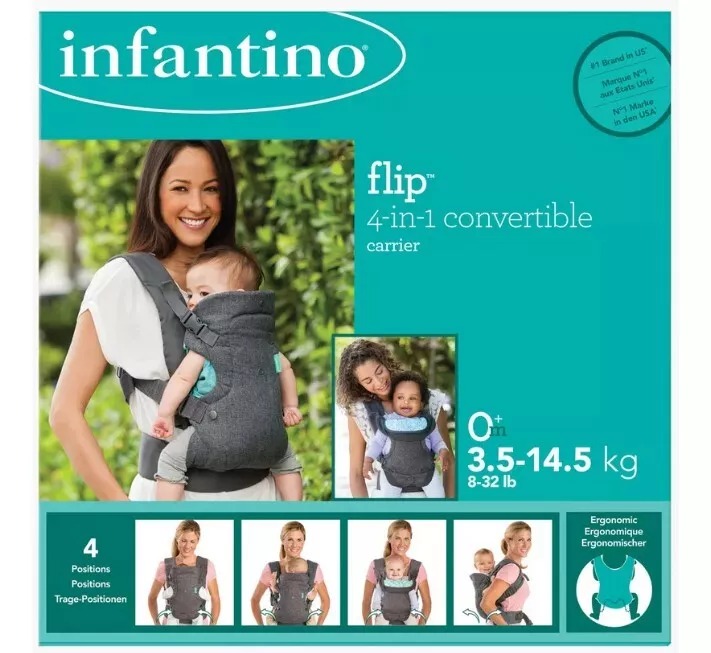 Porta bebe 4 posiciones Infantino