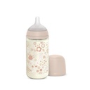 Biberon 240Ml Fisio 3-6M Flujo M - Vidrio Rosa Suavinex