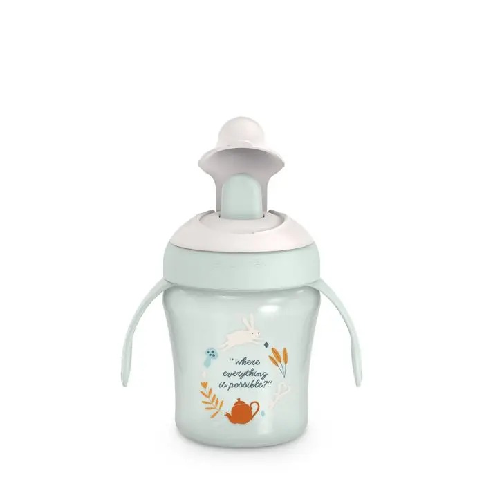 Learning Cup 200Ml +6M (Pico Antiderrame) Verde Suavinex