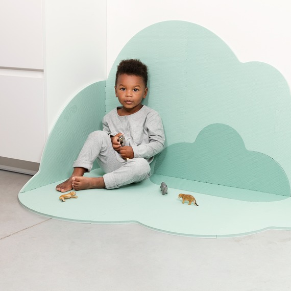 Playmat Head in the clouds (L) - Minty Green Quut