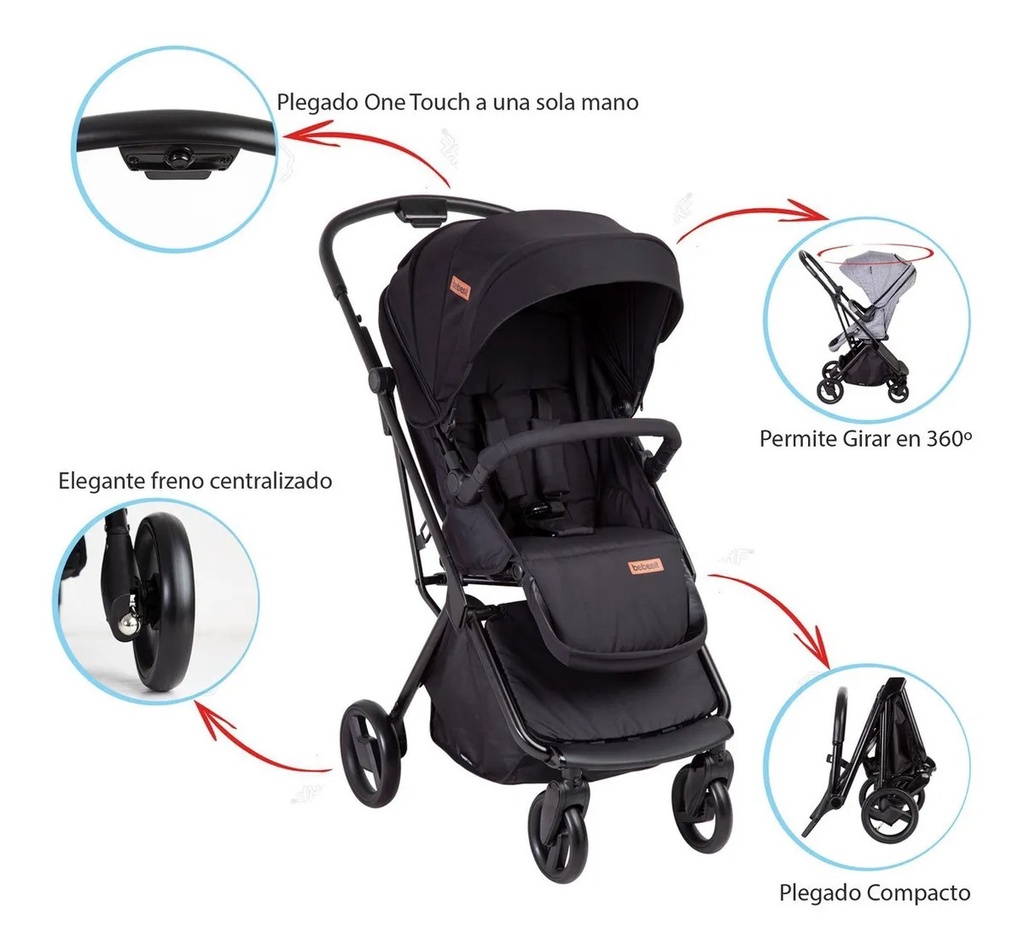 Travel System Swift 360 negro Bebesit