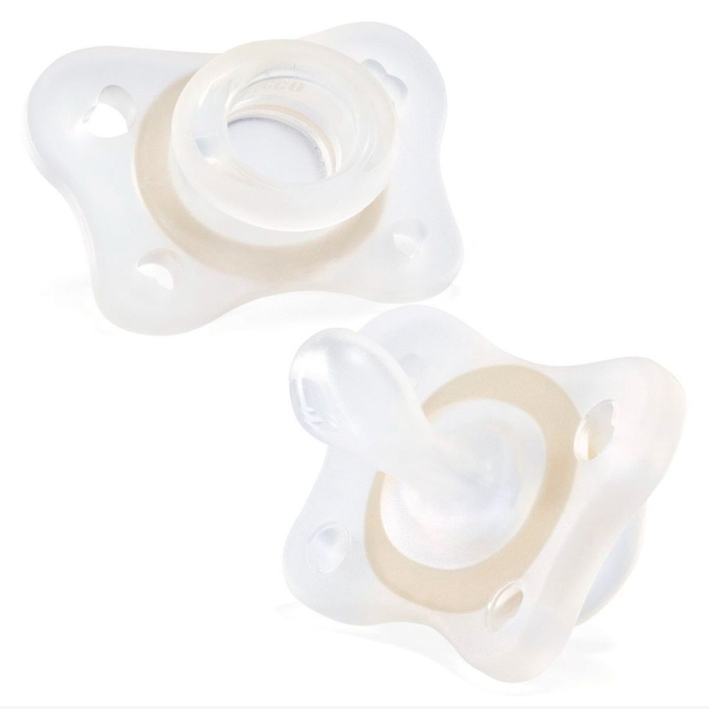 Chupete x 2 mini softsoother glowing 2-6m Chicco