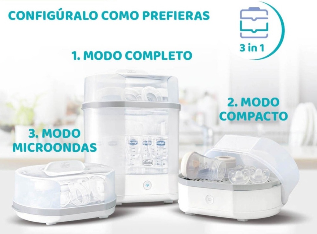 Esterilizador Electrico 3 en 1 Chicco