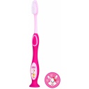Set cuidado oral cepillo + pasta 3-6 años rosa Chicco