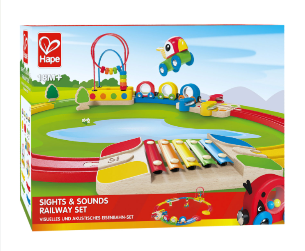 Pista Tren Sonidos Y Formas Hape