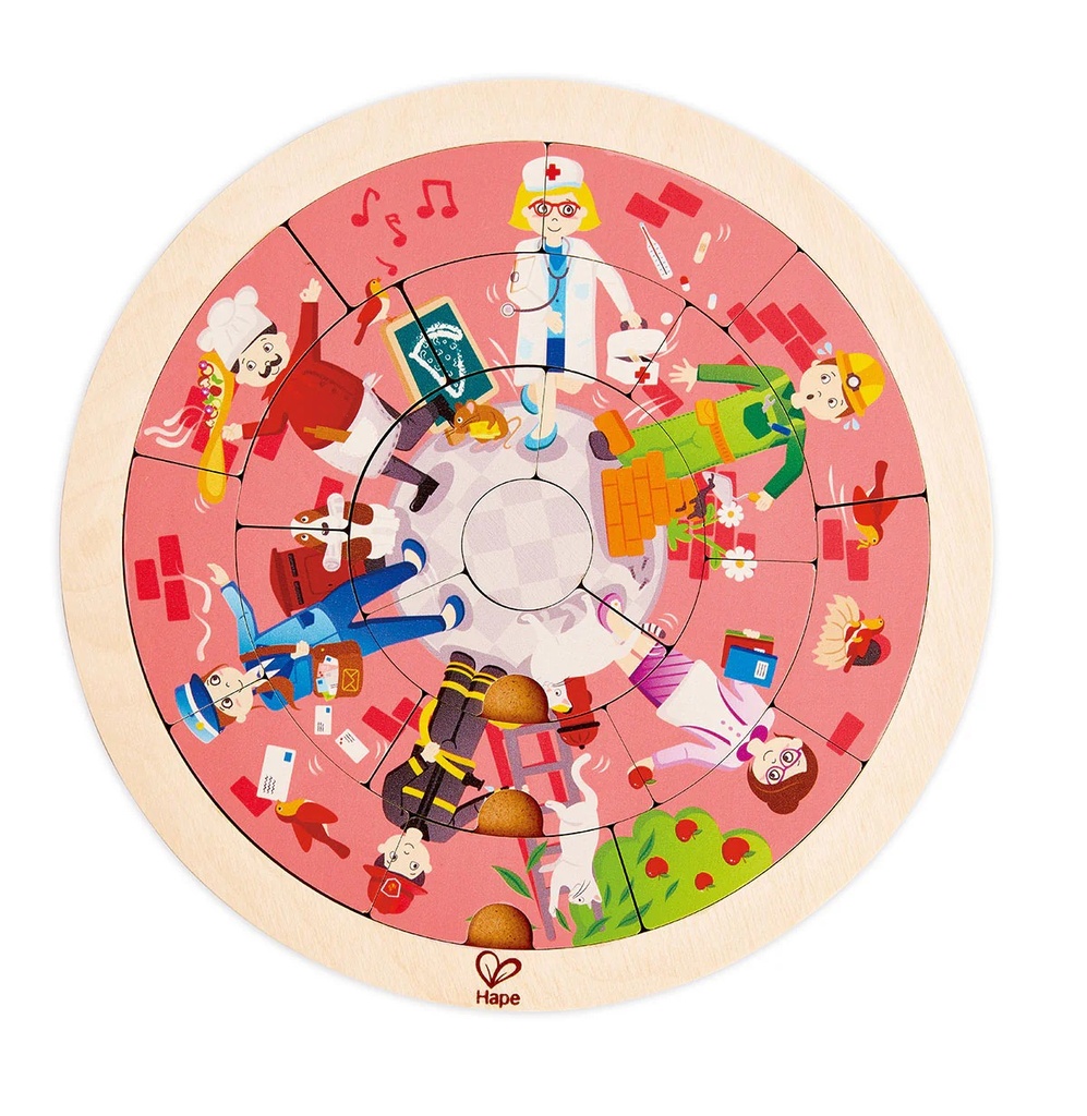 Puzzle Circular - Trabajos Hape