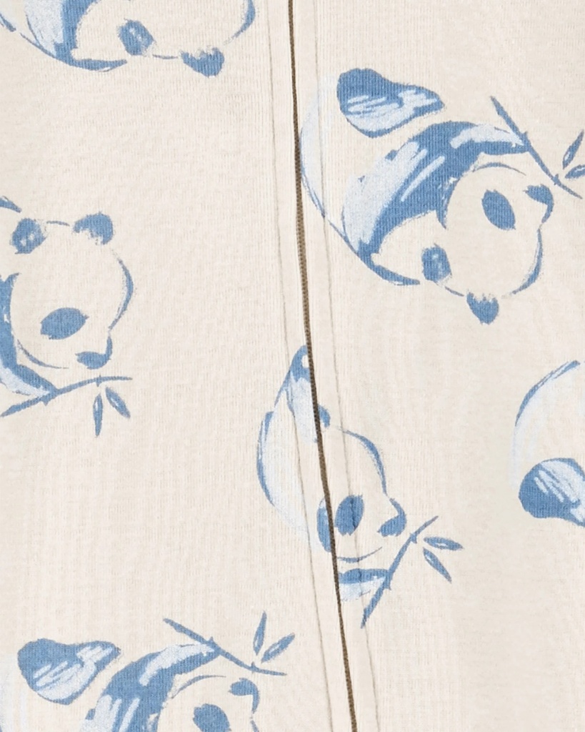 Pijama 1Pc C/Pie Gorro Panda Alg 6M Carters