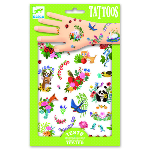 Happy spring Tatoo Design by Djeco
