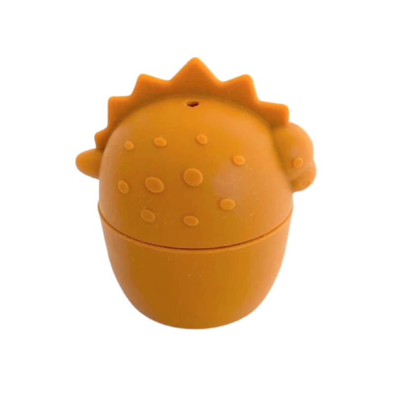 Juguete silicona dino mostaza #4 Hopping