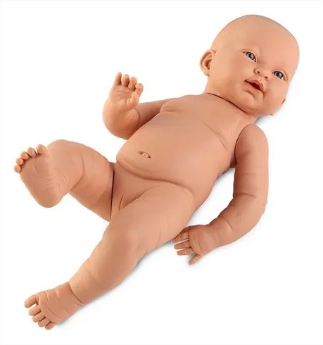 Recien nacido latina sexuada 45 cm  en bolsa 45008 Llorens