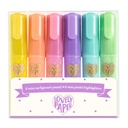 6 Mini Pastel Highlighters Djeco