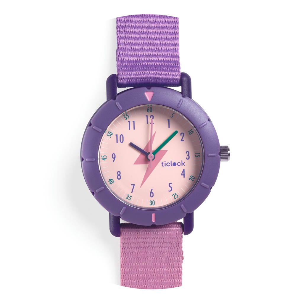Reloj Purple Flash Djeco