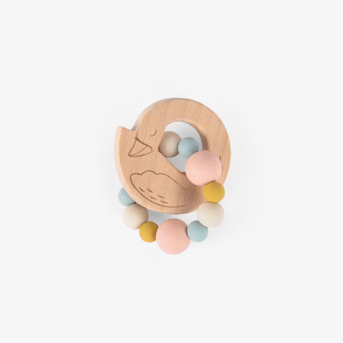 Swan Teething Ring La Petite Ecole De Danse Moulin Roty
