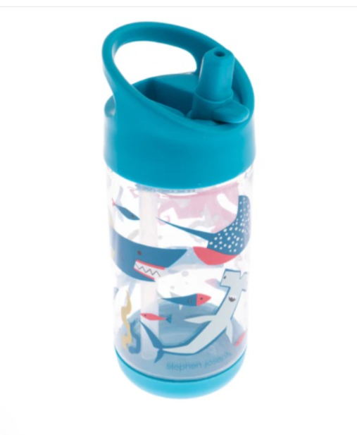 Botella con pico &amp; Snack - Tiburon Stephen Joseph