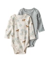 Pack 2 Bodies Ml Algodón Org Little Planet18M Carters