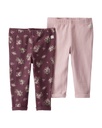Pack 2 Pant Acanalados Alg Org Little Planet3M Carters