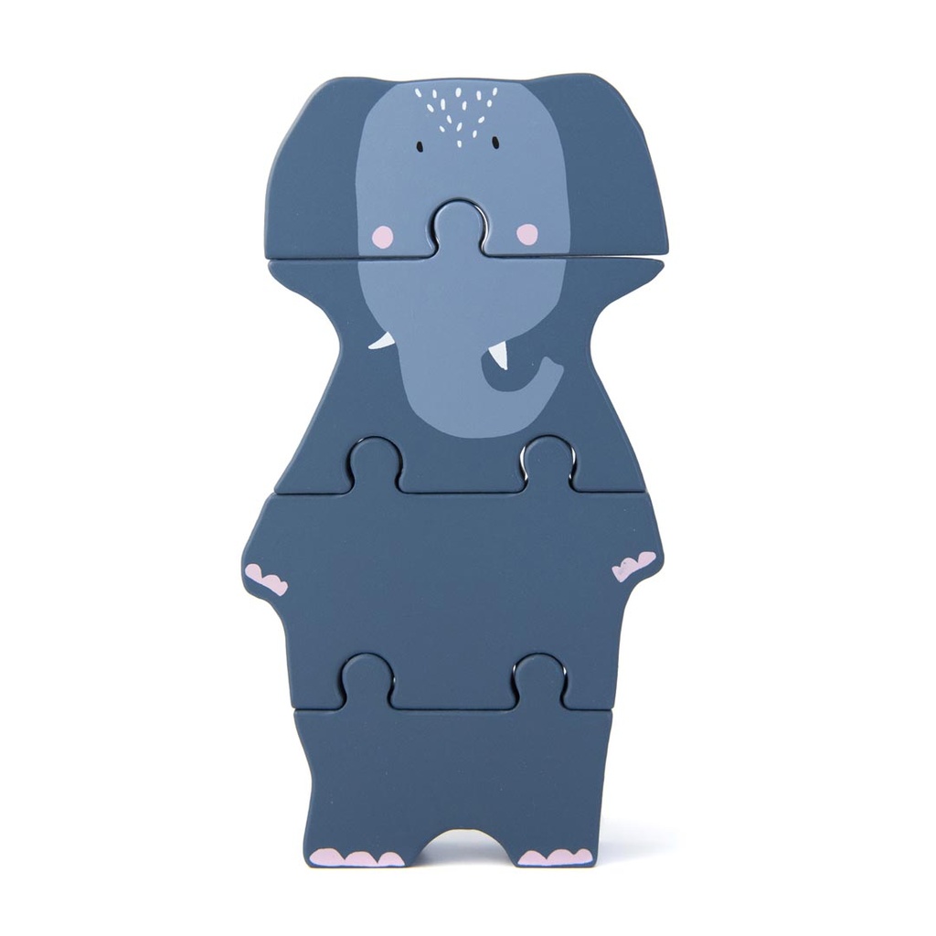 Wooden Body Puzzle - Mr. Elephant Trixie