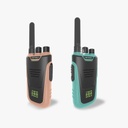 Kidytalk Walkie-talkie Nude &amp; Cyan Kidywolf