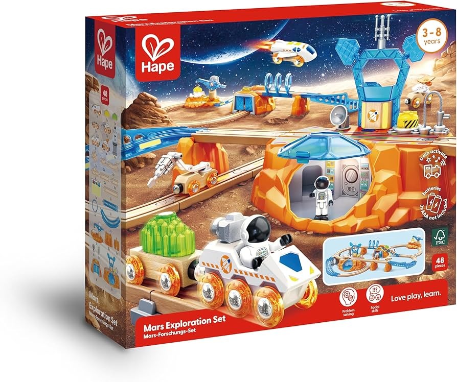 Pista de Tren - Exploración a Marte Hape