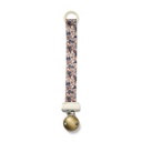 Pacifier Clip Wood Blue Garden Elodie