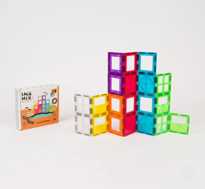 Imanix Ventanas Y Puertas 16 Pzs Braintoys