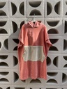 Poncho Beige/Rosa 4-6Y Peekaboo