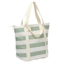 Light Cooler Tote La Palma Sage Stripe Sunnylife